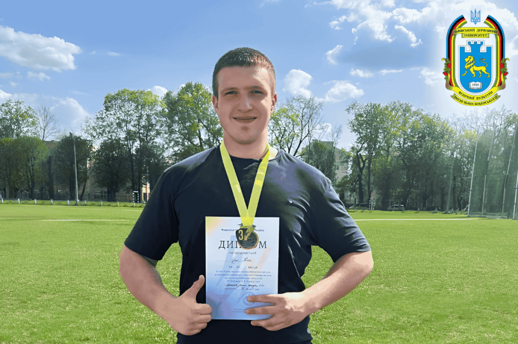 Іван Брус – срібний призер юніорського Чемпіонату України-2025 з легкої атлетики у штовханні ядра