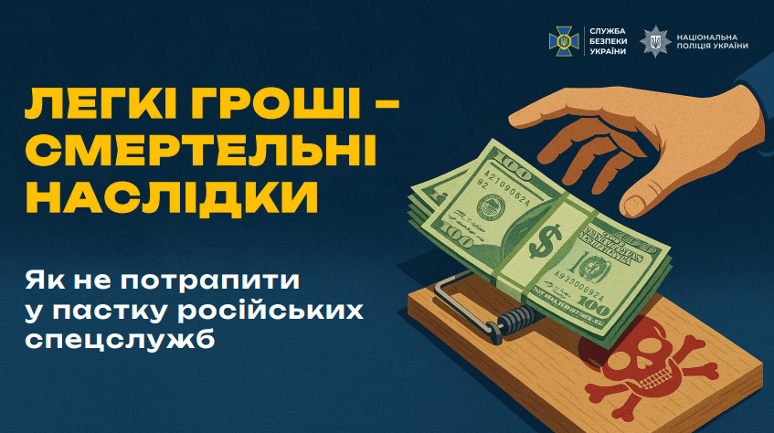 Легкі гроші — смертельні наслідки. Як не потрапити в пастку російських спецслужб