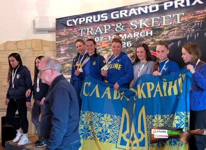 Гран-прі Кіпру зі стендової стрільби 2026: перемоги Надії Булгакової та Вікторії Михайлюкової