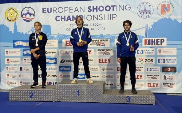 Владислав Медушевський – чемпіон Європи серед юніорів у стрільбі в Хорватії