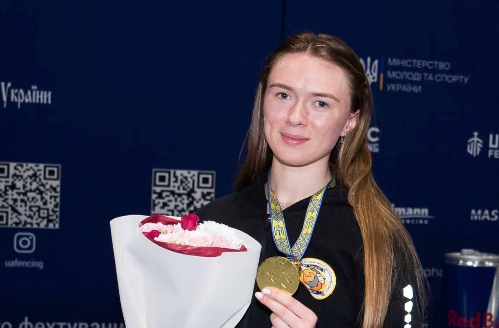 Анна Максименко виборола золото чемпіонату України з фехтування на шпагах